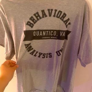 Criminal minds shirt, longer sleeves